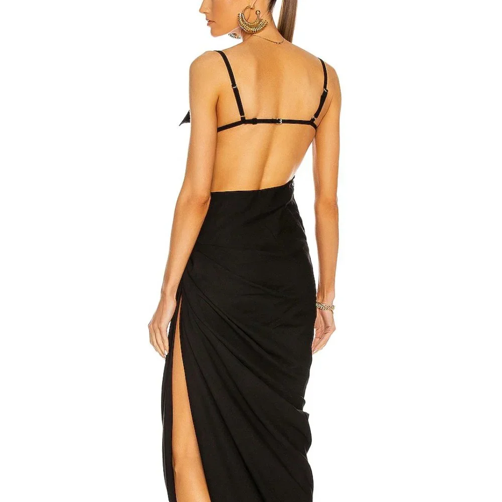 NWT Jacquemus La Robe Saudade Longue Maxi Dress - Picture 2 of 14